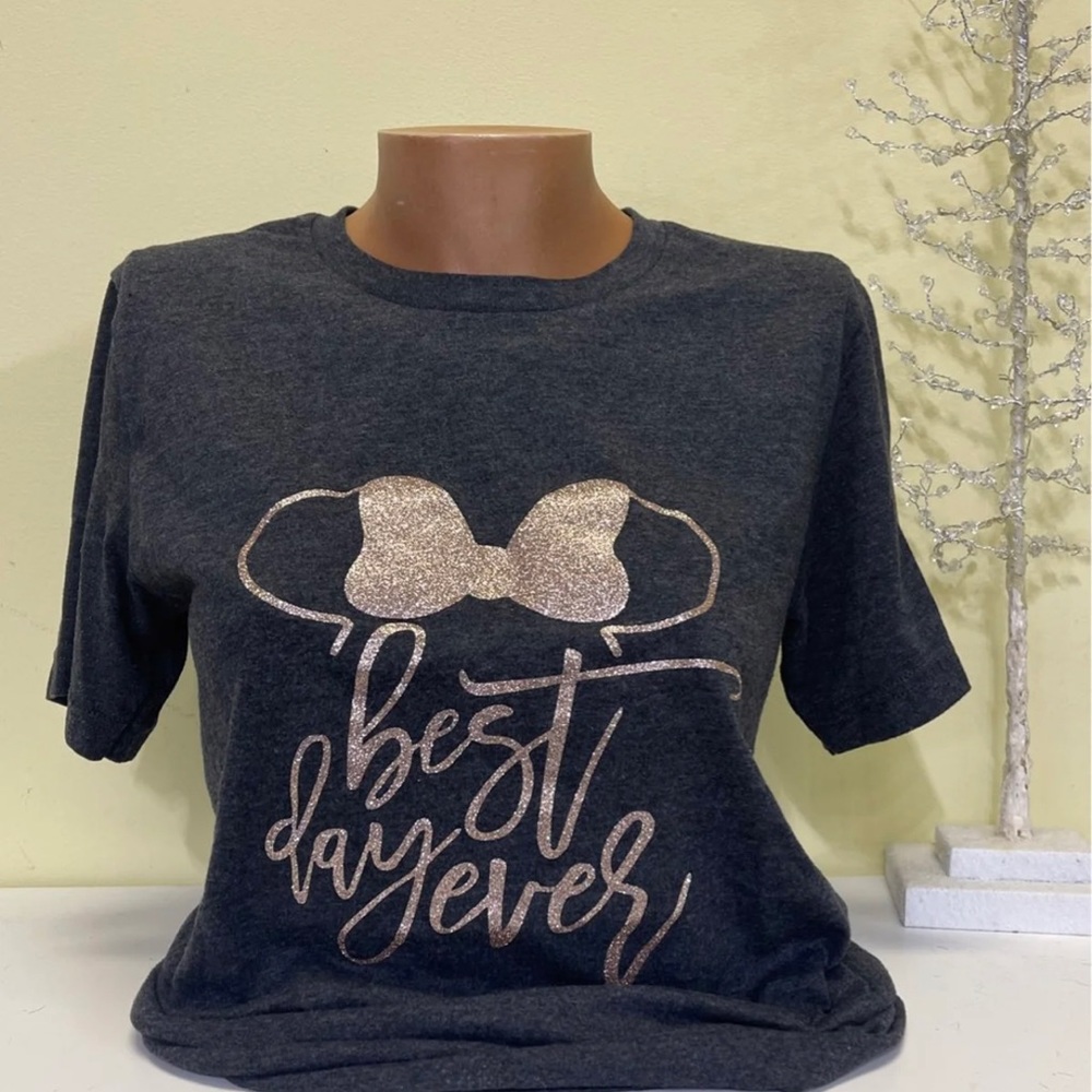 Mickey Mouse glitter shirt 3/$15